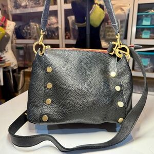 Hammitt black leather satchel bag- Bryant Med